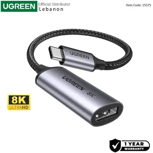 UGREEN USB-C Male to Diplay Port Female 8K