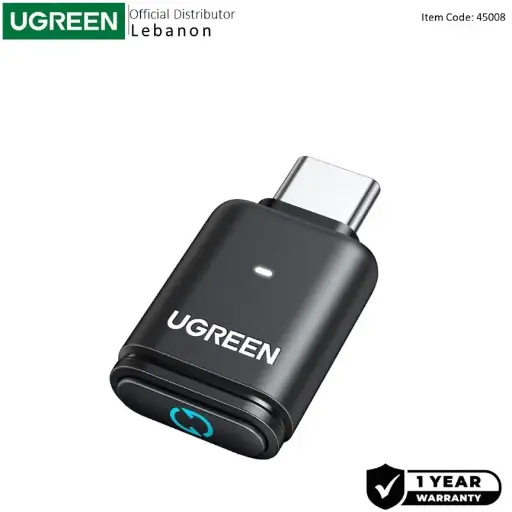 UGREEN USB-C Bluetooth Transmitter Audio Adapter For PC (Windows & macOS) / PS5  / Switch