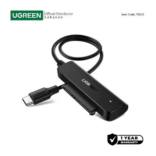 UGREEN USB-C 3.1 to SATA Adapter Cable for 2.5“ HDD and SSD