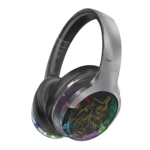 Promate Transtune - ANC Wireless Headphones with RGB Lights