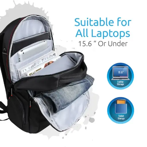 Rebel-BP Laptop Backpack with Spacious Design for 15inch Laptop
