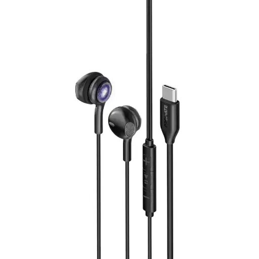 LumiBuds-C LumiSound™ Transparent Stereo USB-C Wired RGB Earphones 