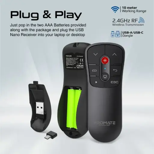 ProPointer Universal Intuitive Wireless Presenter