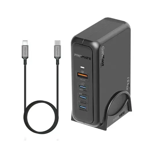 GaNPort-140W 140W Super-Speed GaNFast™ Charging Station with Power Delivery 3.1 & Quick Charge 3.0