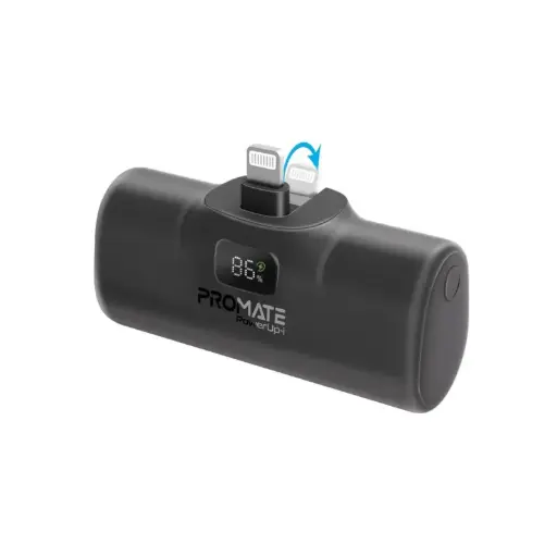 PowerUp-i Ultra-Compact fast charging Power Bank with In-Built Lightning Connector