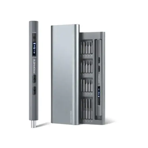 ProTools-62A 62-Pieces Cordless Electric Screwdriver Kit with LED Fill Light 