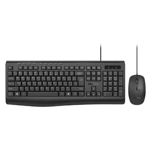 Combo-CM4 ErgoComfort™ Wired Keyboard with Media Keys and 2400 DPI Mouse