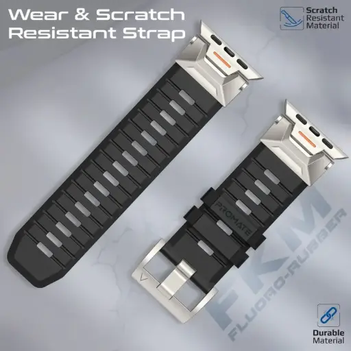 SilicaBand-Pro Premium Sports FKM Flouro-Rubber Watch Band