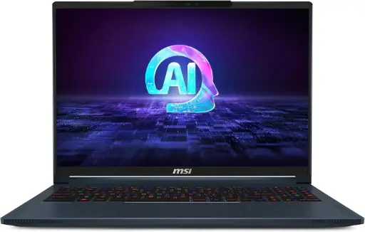 MSI Stealth 16 AI Studio A1VGG-091US: Intel Core Ultra 9-185H, RTX 4070 8GB, 64GB DDR5, 1TB SSD, Win 11 Pro: Star Blue 