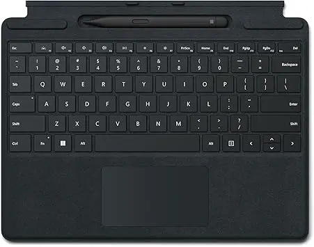 Microsoft Surface Pro Arabic Keyboard Cover with Pen Storage 