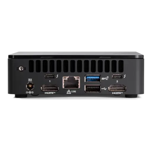 Asus NUC 12pro, Intel Core i5-1240P, Intel Iris Xe Graphics, 4xUSB, M.2 22x80 NVMe, 22x42 SATA, 2.5'' SATA slot, 2,5Gbe LAN, 2xHDMI, 2x Thunderbolt 4 (USB-C+DP), no Storage, no RAM, AX211.NGWG.NV, no OS 