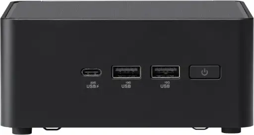 Asus NUC 14pro, Intel Core 3 100U, Intel UHD Graphics, 4xUSB, M.2 22x80 NVMe, 22x42 SATA, 2.5'' SATA slot, 2,5Gbe LAN, 2xHDMI, 2x Thunderbolt 4 (USB-C+DP), no Storage, no RAM, AX211.D2WG.NV, no OS