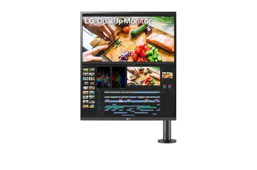 LG IPS DualUp Monitor | HDR10 | Swivel Adjustment | Tilt Adjustment | Pivot Adjustment 