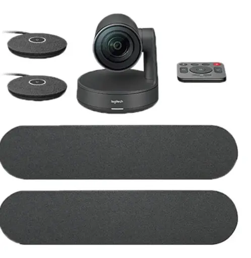 Logitech Rally Plus Video Conferencing Kit With 2 x Rally Speakers, 2 x Microphone
