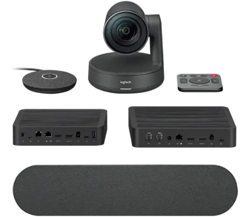 Logitech Rally (1Xcamera, 1Xspeaker, 1Xmic, Table & Display Hub)