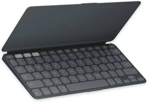 Logitech Keys-To-Go 2 Portable Bluetooth Wireless Keyboard for Tablet With Built-in Cover GRAPHITE	 