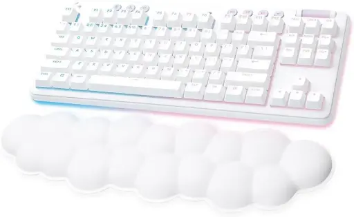 Logitech G715 LIGHTSPEED wireless and Bluetooth Gaming Keyboard White En	 