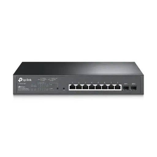 TP-Link Switch Omada 10-Port Gigabit Smart with 8-Port PoE+ (150w) and 2× Gigabit SFP slots 