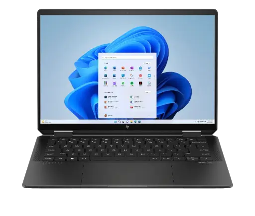 HP SPECTRE 14 EU-0067NR (Nightfall black)	CORE ULTRA 7 155H	16GB DDR5 ONBOARD	NVME 512GB 