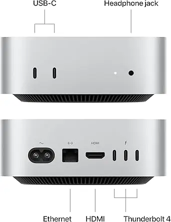 Apple Mac Mini MCX44LL/A	M4 Pro 12-Core CPU, 24GB Ram, 512GB SSD, 16-Core GPU 