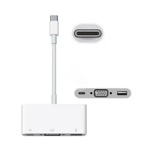 Apple Adapters | Cables	MJ1L2 Apple USB-C VGA Multiport Adapter 