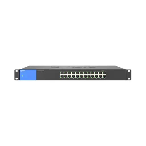 Linksys  Unmanaged Switch Rack mounted 24-port Gigabit LGS124-EU 