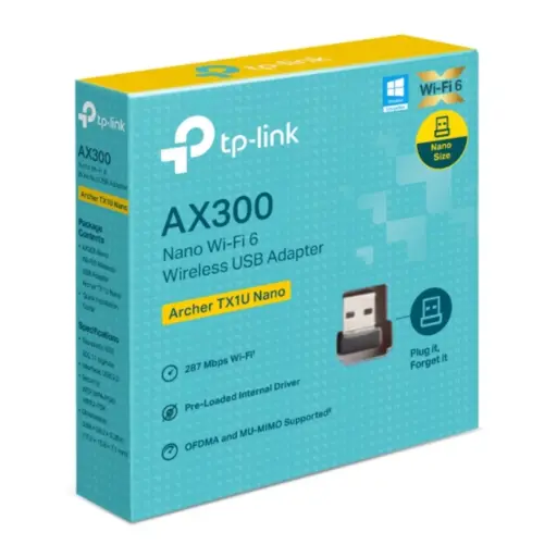 TP-LINK Wireless USB NANO AX300 WiFi 6 Adapter 