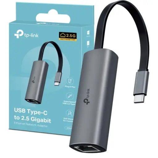 TP-LINK USB Type-C to 2.5Gigabit Ethernet Network Adapter  