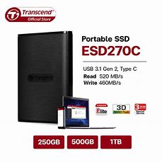 Tanscend 500GB SSD USB-C & A